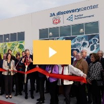 An Inside Look at Memorial Hermann’s Junior Achievement Booth in New Discovery Center