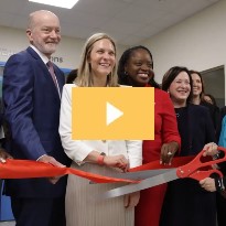 HEAL Mock Hospital Ribbon Cutting