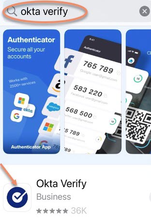 Okta Screenshot