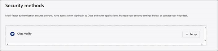 Okta Screenshot