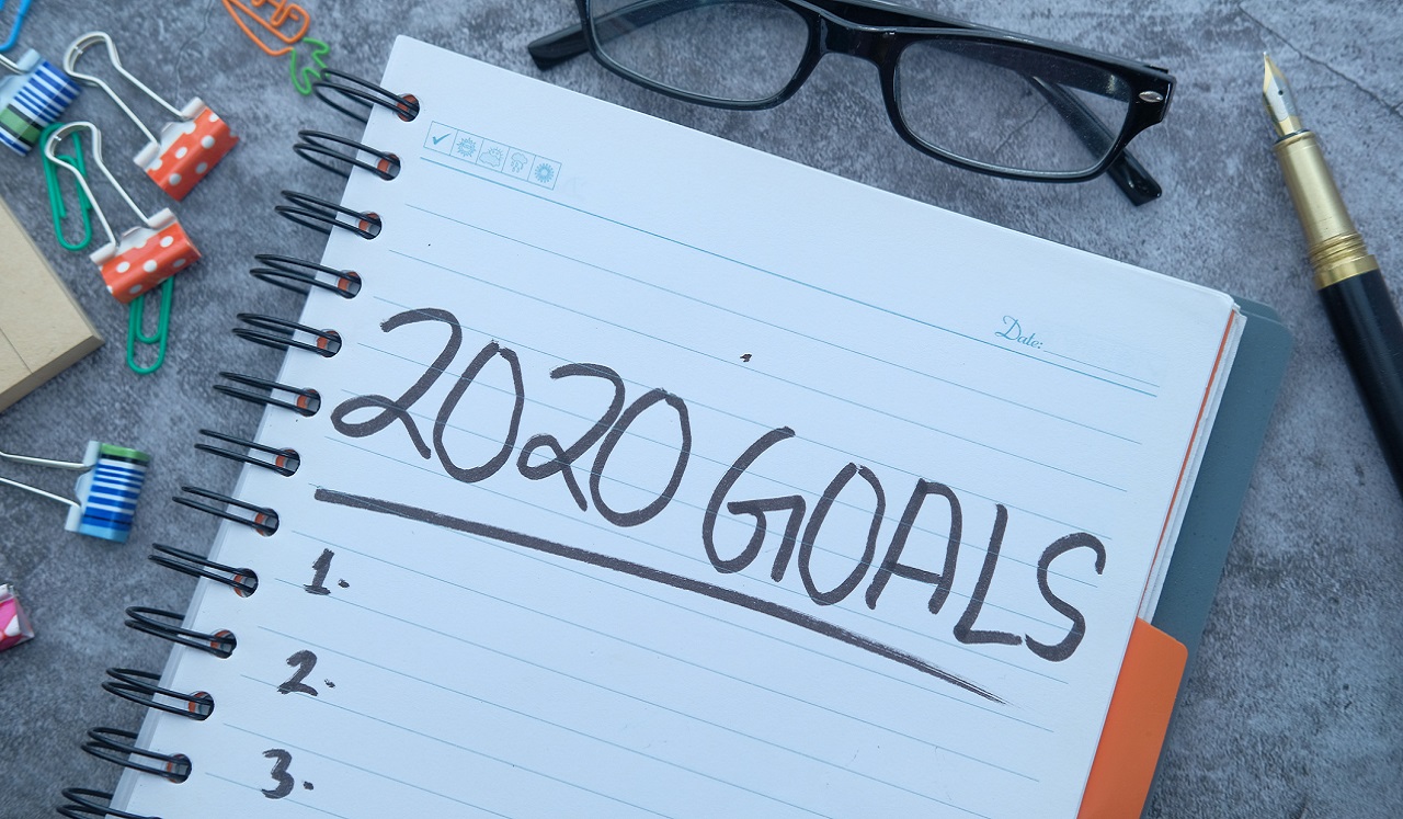 A note book for 2020 Goals