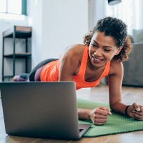 Woman exercising