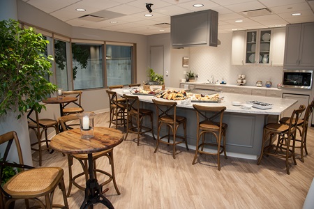 Cooking demonstration room