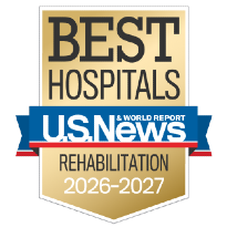 U.S. News and World Report Best Rehabilitation Hospital Badge for 2026-2027