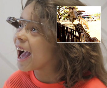 Patient Wearing Google Glass