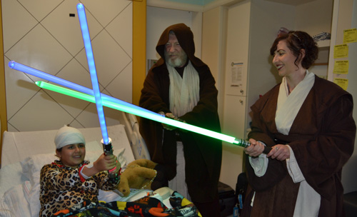Star Wars Characters Visit Children's Hospital