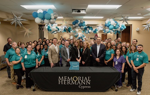 Memorial Hermann Cypress Hospital Achieves Magnet Recognition with Distinction™