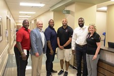 Former NFL players visiting Memorial Hermann Pearland