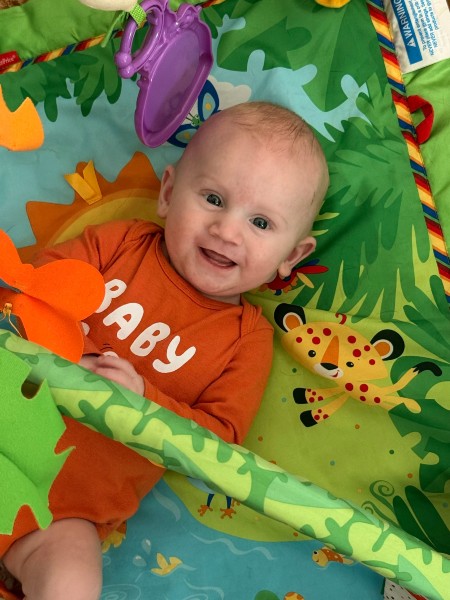 patient cash smiling