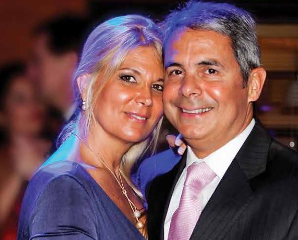 Carlos Velazquez with wife