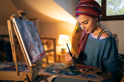 Sawleha Khanzada painting