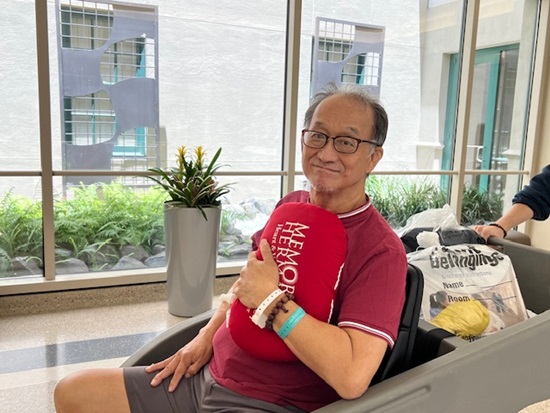 Ta-Gheng Wang in his recovery.
