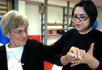 Roberta doing rehab