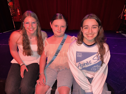 TIRR Memorial Hermann former patient, Eleanor, poses with friends post-recovery.