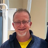 Jerry smiling