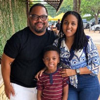 Nicket Hamilton with family