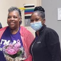 Patient with Nurse