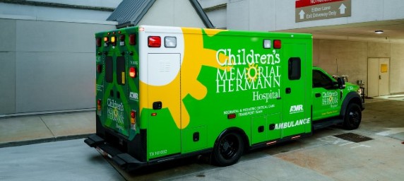 Children's Transport Team ambulance