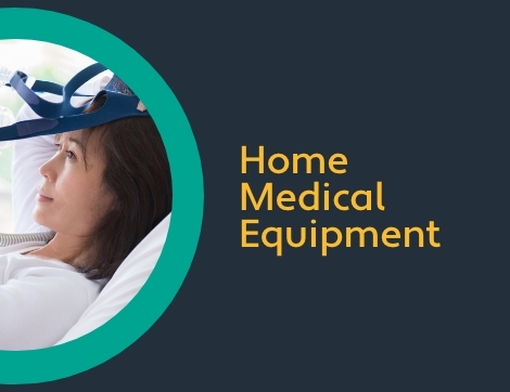 Cover and page from the Home Medical Equipment PAP Supply Guide