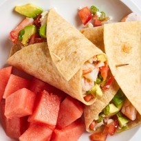 Shrimp, Avocado & Feta Wrap
