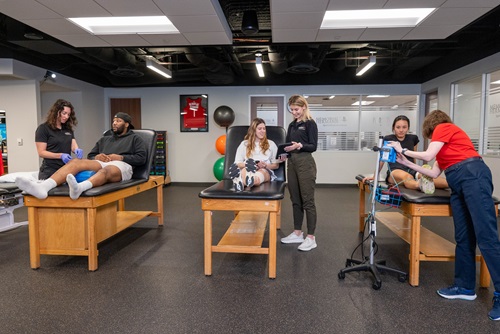 Coaches working with patients