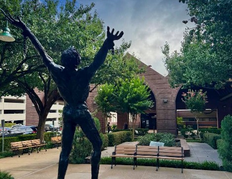 A glimpse of the TIRR Memorial Hermann entrance.