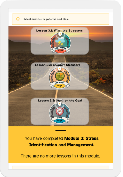 Electronic Problem-Solving Training (ePST) app interface