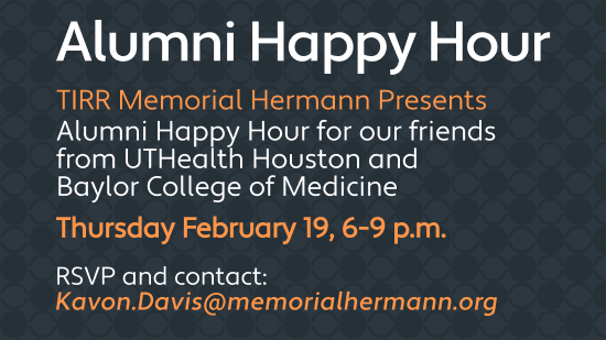 TIRR Memorial Hermann hosts alumni happy hour