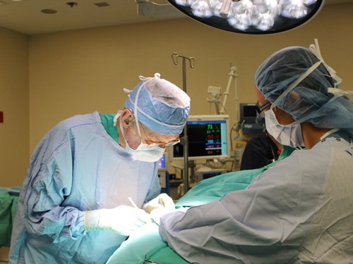 Dr. Duke in Surgery