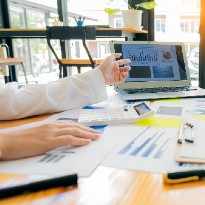 business people presentation