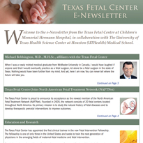 The Fetal Center Journal Fall 2012 Cover
