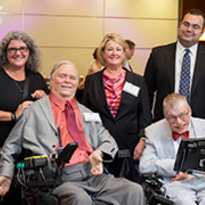 ADA reception photo with TIRR leadership