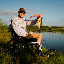 A TIRR Memorial Hermann patient gets back to life outdoors. 