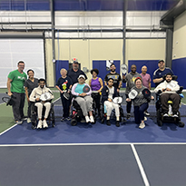 Pickleball event group photo